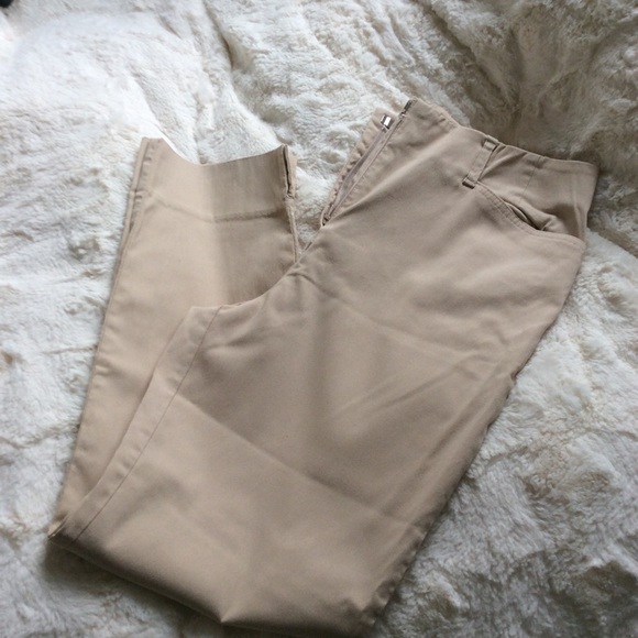Esprit NWOT Juniors Stretch Tan Pants. - Picture 5 of 8